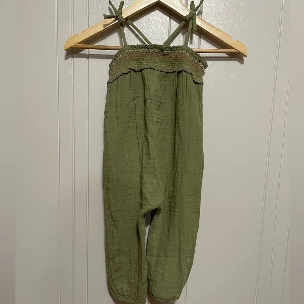 Old Navy olive green romper